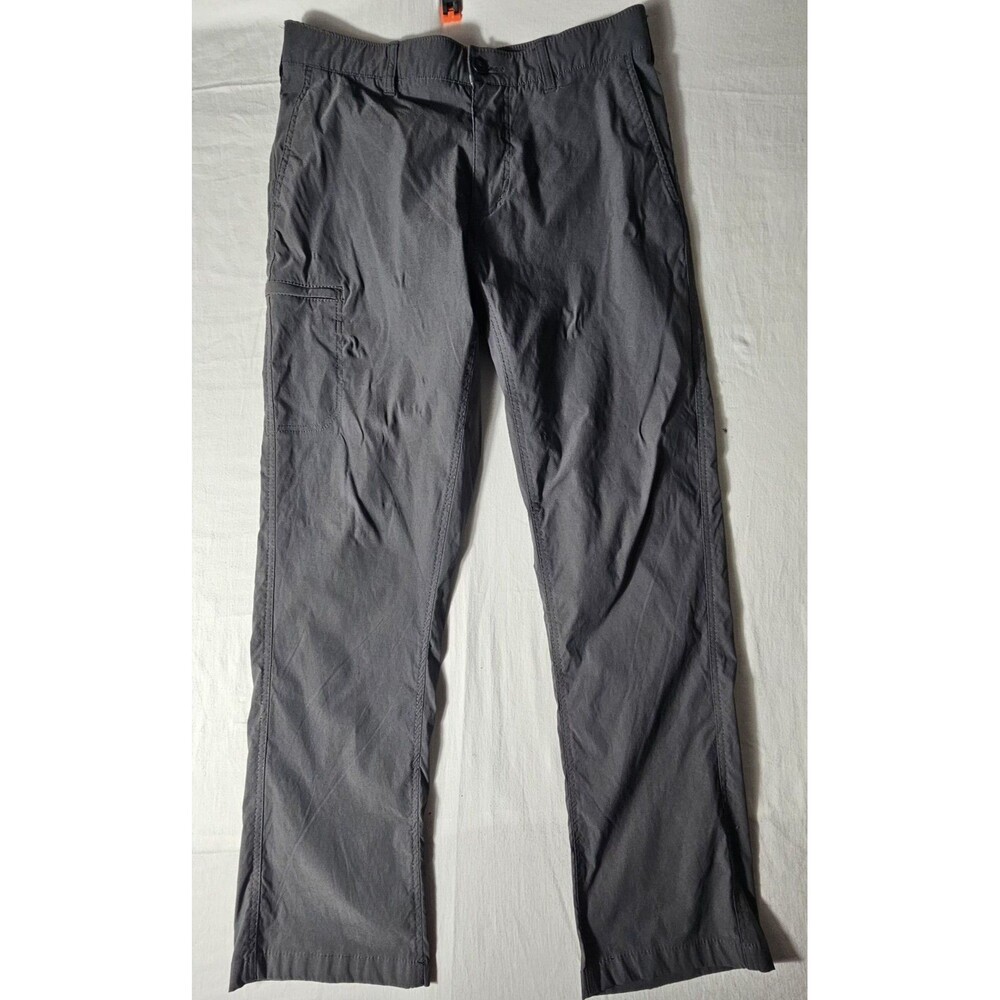 UB Tech Gray Cargo Hiking Pants Men's Nylon Stretch Outdoor Size 34x30